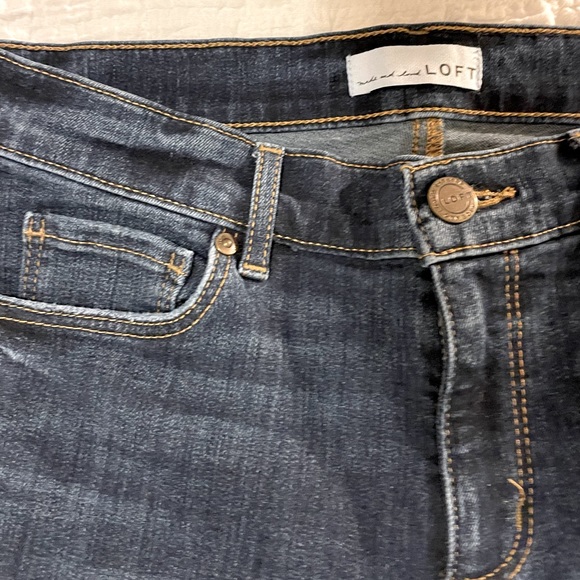 LOFT Modern Skinny Jeans - Dark Denim - Picture 4 of 4